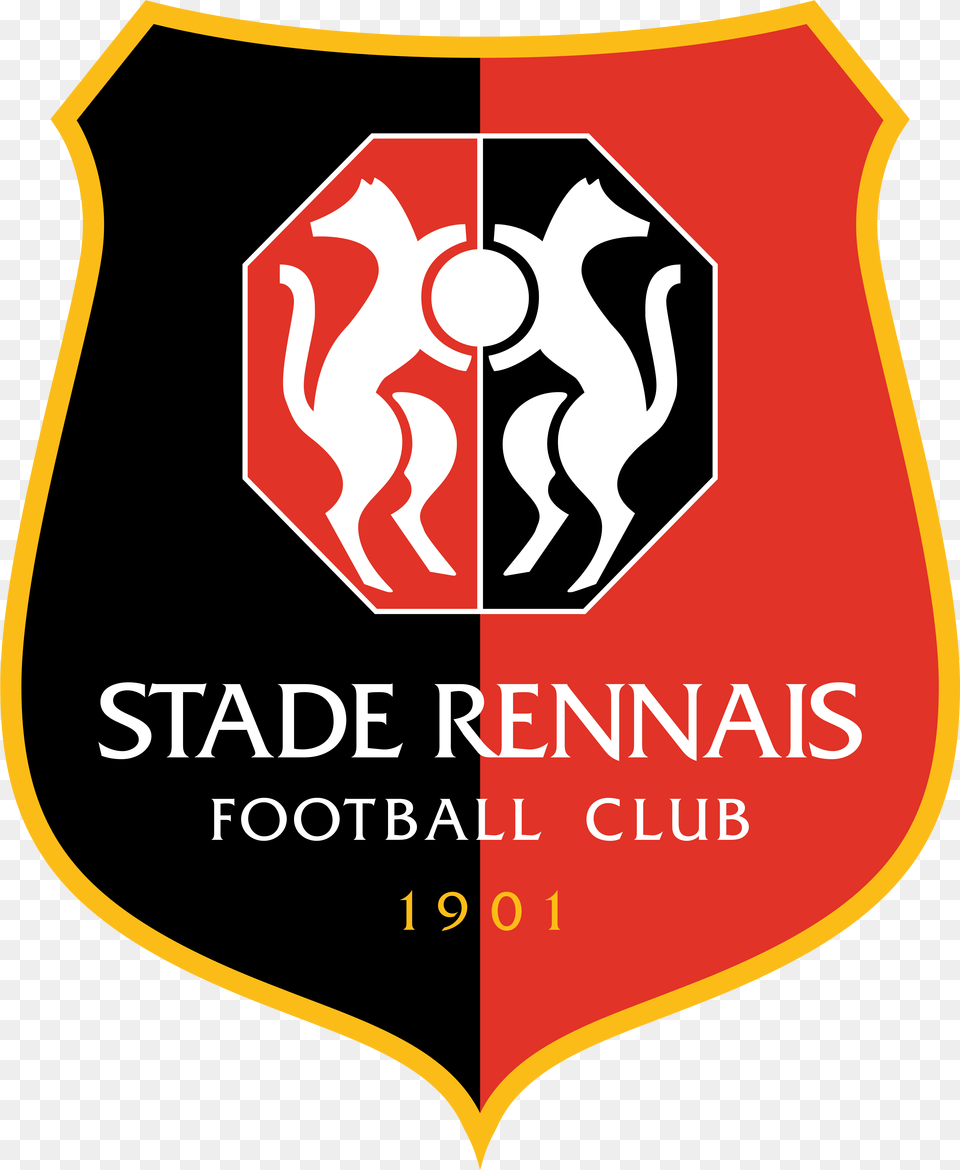 Rennes Fc Logo Logo Stade Rennais, Armor, Food, Ketchup, Shield Png
