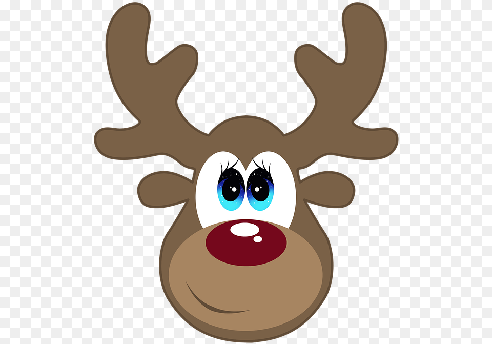 Reno Deer Drawing Of Christmas Christmas Animals Reno De Navidad, Animal, Mammal, Wildlife, Elk Free Png