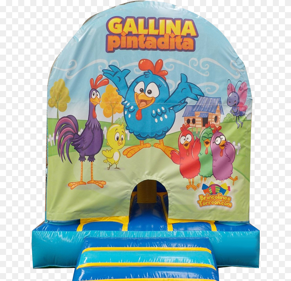 Renta Brincolin Gallinita Pintaditatitle Renta Brincolin Brincolin De La Gallina Pintadita, Inflatable, Animal, Bird, Chicken Free Transparent Png