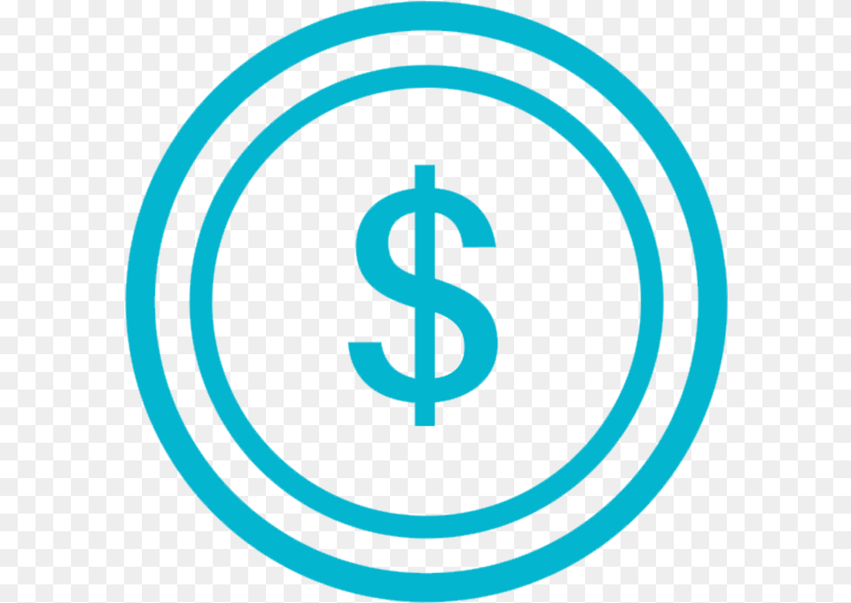 Rental Automatically Bills Light Blue Dollar Sign, Symbol, Logo, Text Free Png