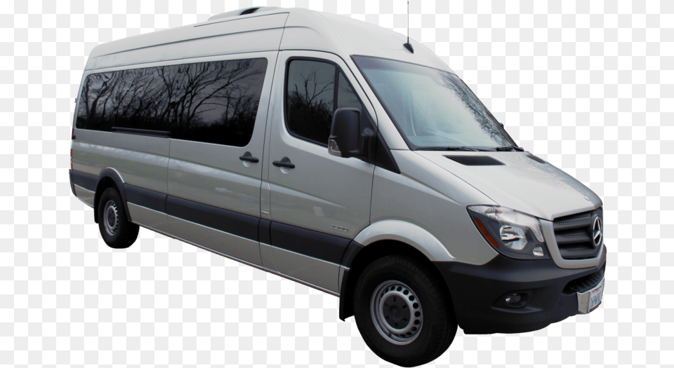 Rental Vans Mercedes Benz Sprinter Silver, Bus, Minibus, Transportation, Van Free Transparent Png