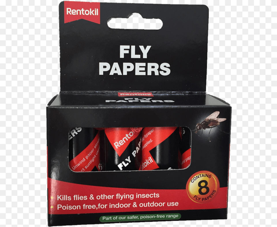 Rentokil Fly Papers Flypaper, Box, Can, Tin, Bottle Free Png