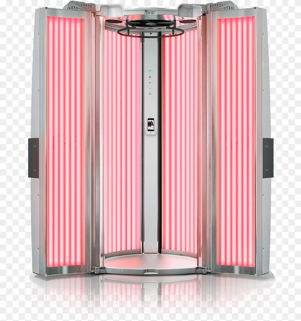 Renuvaskin S4800 Red Light Therapy Booth Open Tanning Bed, Door, Indoors Free Png Download