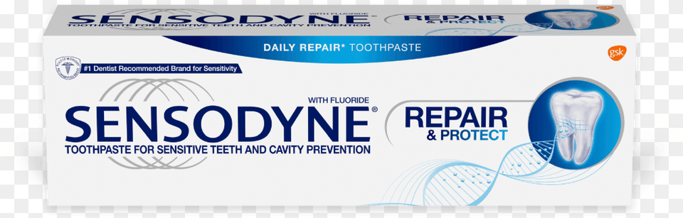 Repair And Protect Toothpaste Sensodyne Rapid Free Png Download