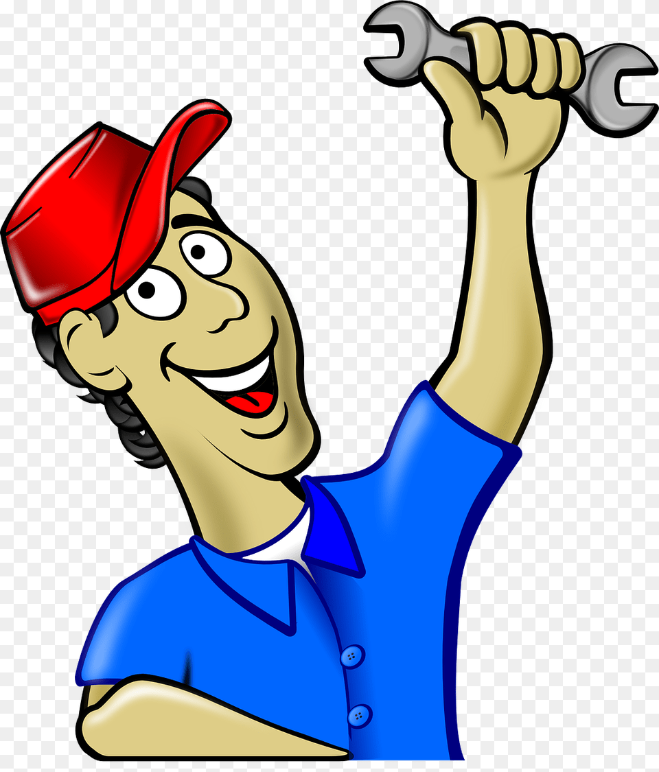 Repair Man Garage, Clothing, Hat, People, Person Png Image