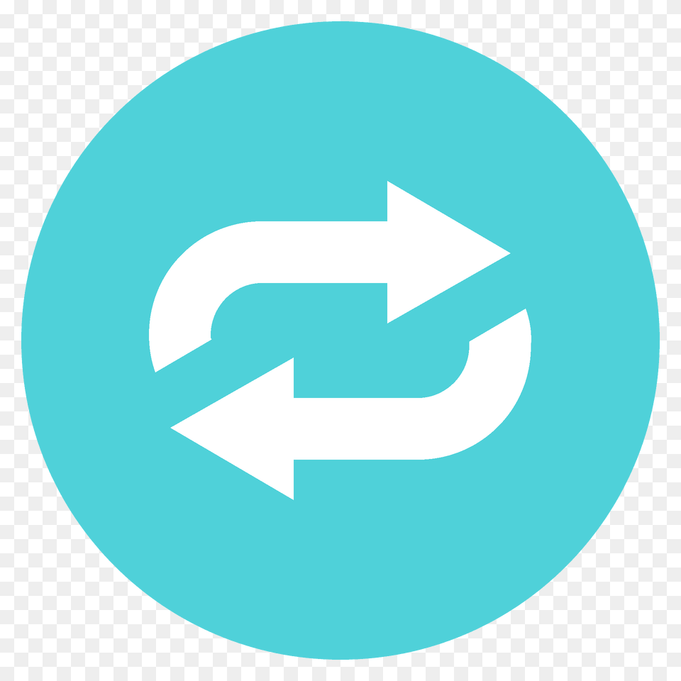 Repeat Button Emoji Clipart, Symbol, Logo, Sign, Disk Png