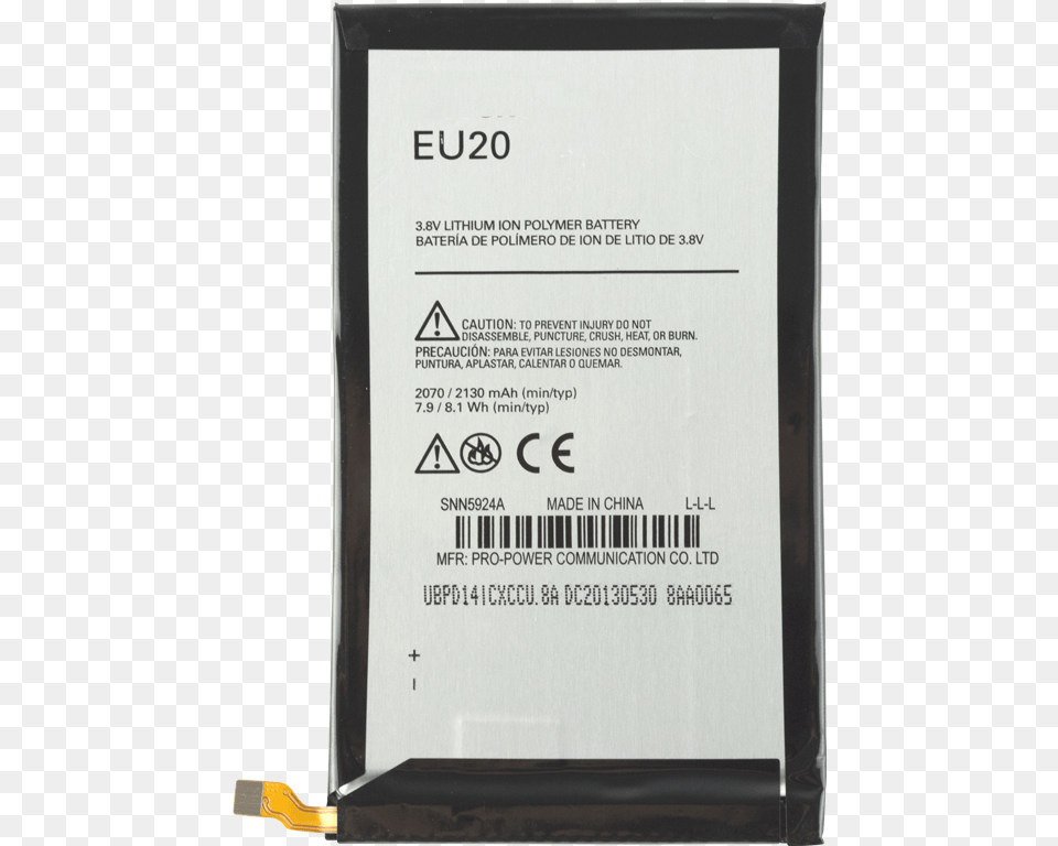Replacement Phone Battery For Motorola Droid Ultra Droid Turbo, Book, Computer Hardware, Electronics, Hardware Png Image