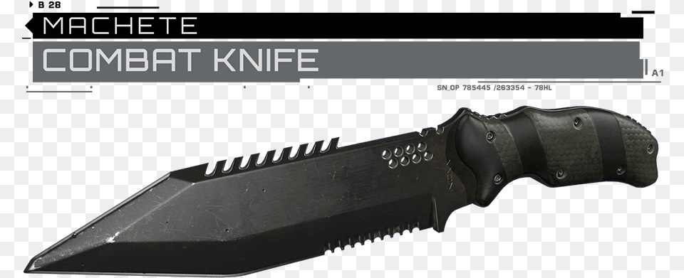 Replaces Machete With Combat Knife From Call Of Duty Call Of Duty Infinite Warfare Knife, Blade, Dagger, Weapon Free Png Download