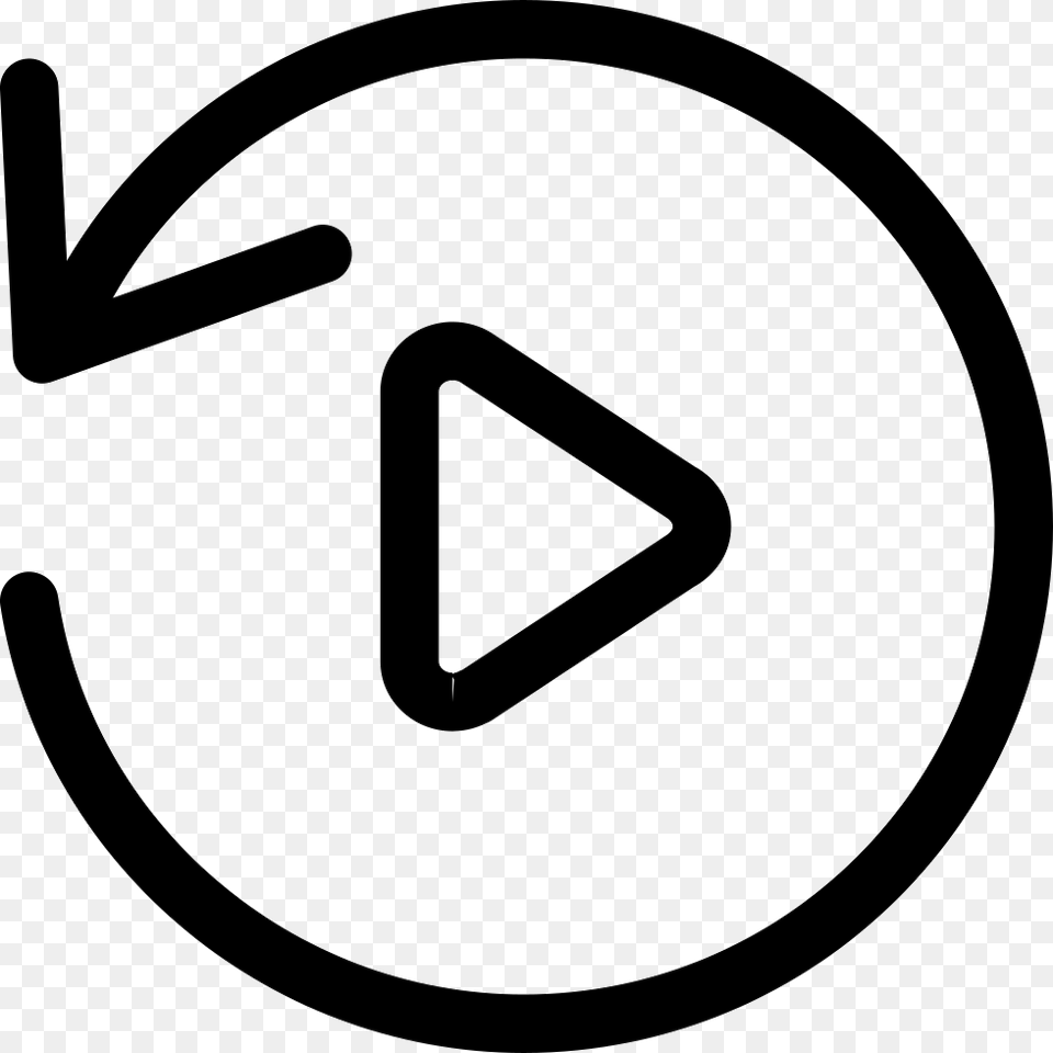 Replay Icon, Sign, Symbol, Road Sign, Text Free Transparent Png