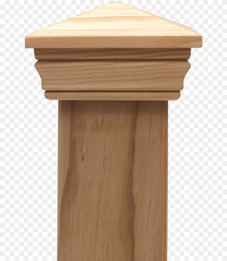 Replica Pyramid 45 Series Post Cap To Suit Rough Sawn, Wood, Mailbox, Jar, Architecture Free Png Download