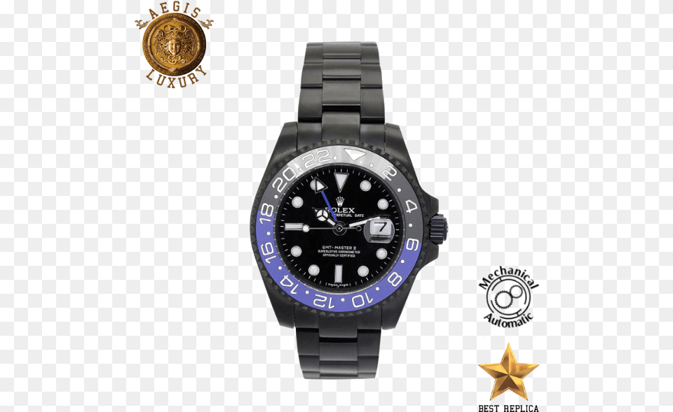 Replica Rolex Gmt Master Aegis Luxury Fake Supreme Louis Vuitton Wallet, Arm, Body Part, Person, Wristwatch Free Png Download
