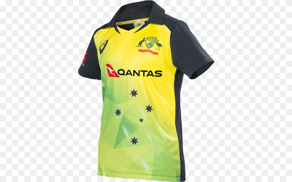 Replica Shirt Cricket Australia Kids Replica Shirt, Clothing, Hoodie, Knitwear, Sweater Free Png Download