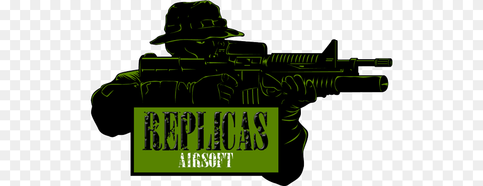 Replicas Airsoft Air Soft Logo, Firearm, Gun, Rifle, Weapon Png