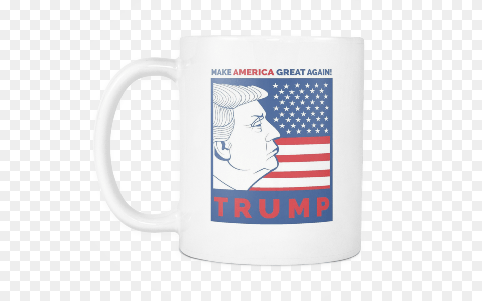 Replies 0 Retweets 1 Like Donald Trump Make America Great Again 15oz Coffee, Cup, Adult, Man, Male Free Png Download