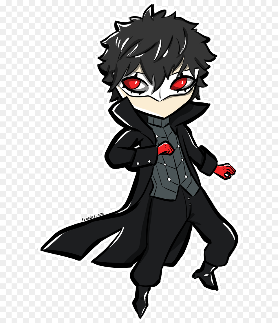 Replies 0 Retweets 1 Like Joker Persona 5 Chibi, Book, Comics, Publication, Baby Free Png Download