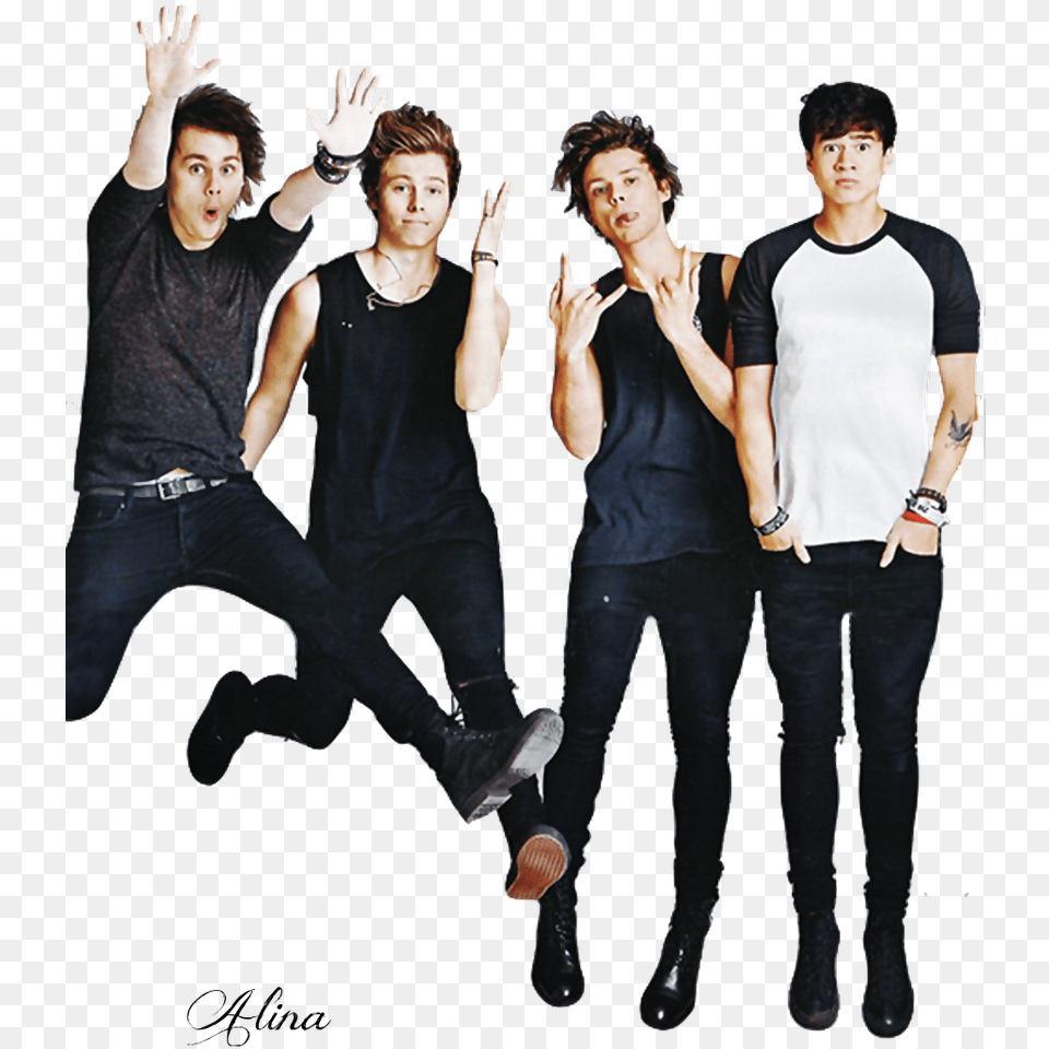 Replies 0 Retweets 2 Likes 5sos Transparent, Person, Clothing, People, Pants Free Png Download