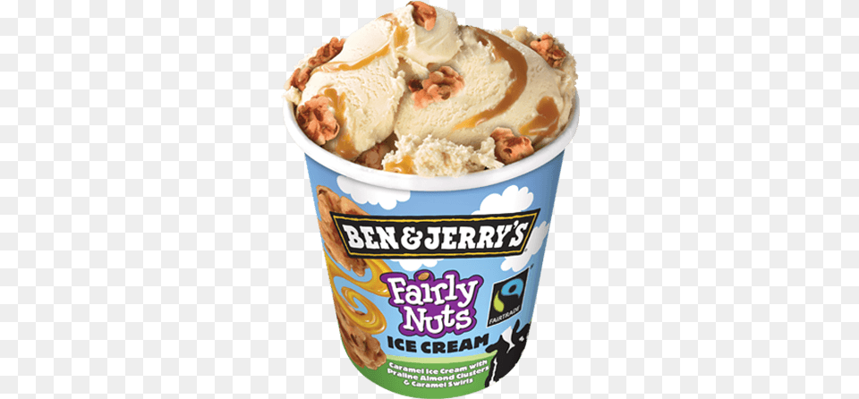 Replies 0 Retweets 4 Likes Ben And Jerry39s Fairly Nuts, Cream, Dessert, Food, Ice Cream Free Transparent Png