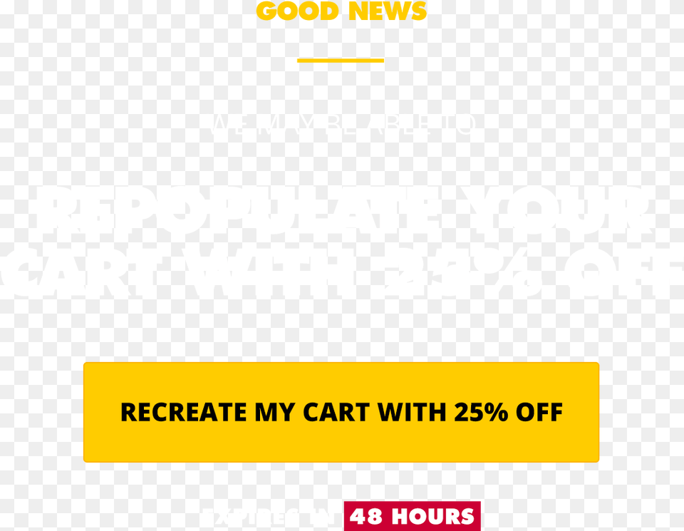 Repopulate Your Cart With 25 O Ff Poster, Advertisement, Text Png Image