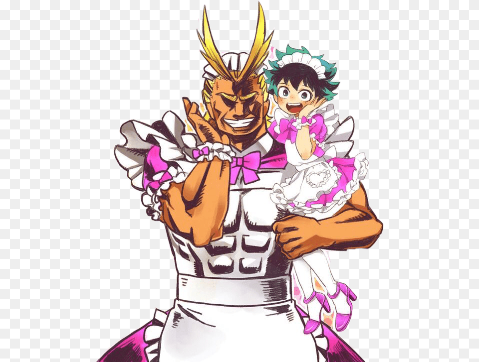 Report Abuse All Might And Deku, Book, Publication, Comics, Adult Free Transparent Png