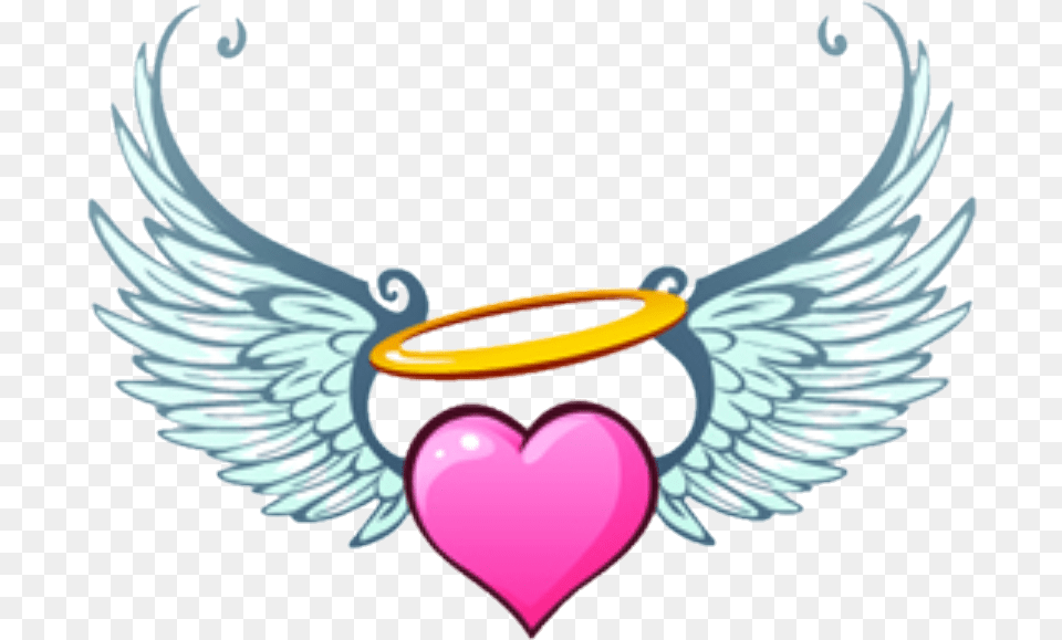 Report Abuse Angel Wings Heart Clip Art, Symbol Png