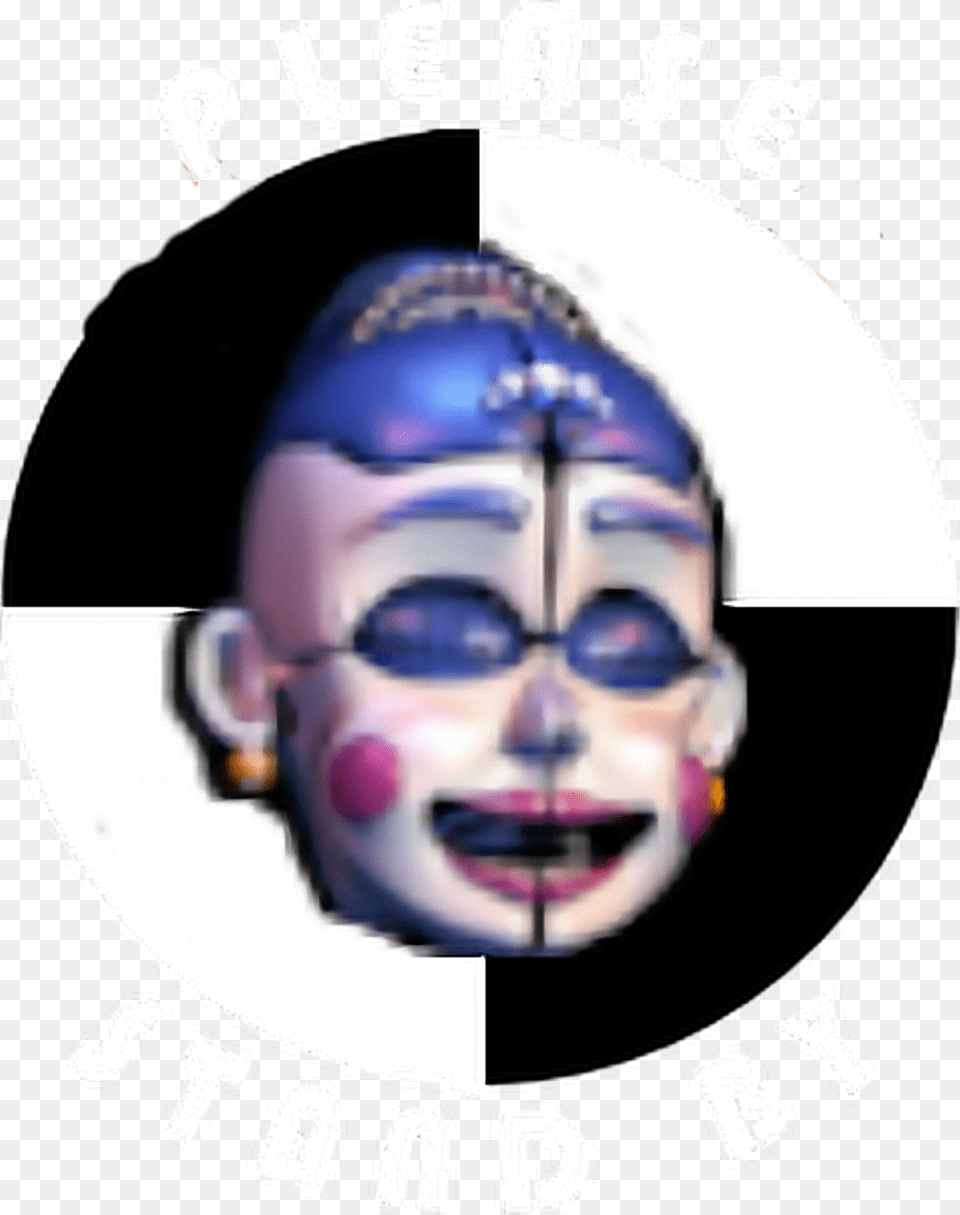 Report Abuse Ballora Sister Location Face, Baby, Head, Person, Photography Free Png