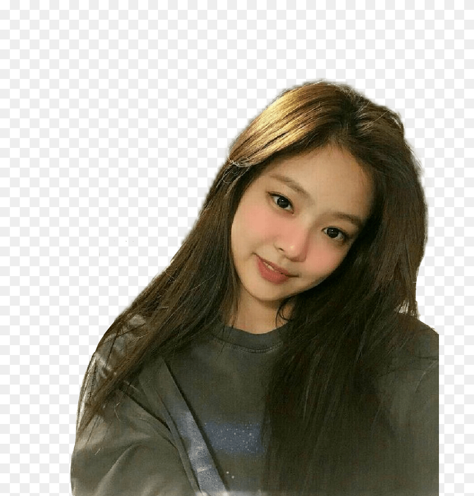 Report Abuse Blackpink Jennie Hair Brown, Adult, Smile, Portrait, Photography Png
