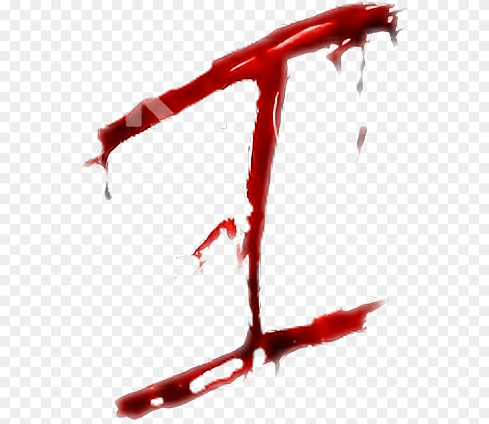 Report Abuse Bloody Letter I, Electronics, Hardware, Stain, Person Free Png Download