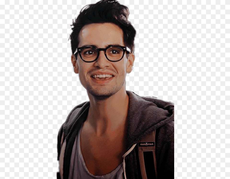 Report Abuse Brendon Urie Black And White, Accessories, Portrait, Photography, Person Free Png Download