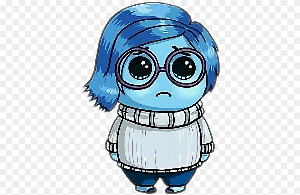 Report Abuse Cute Sadness Inside Out Drawings, Book, Comics, Publication, Baby Free Png Download