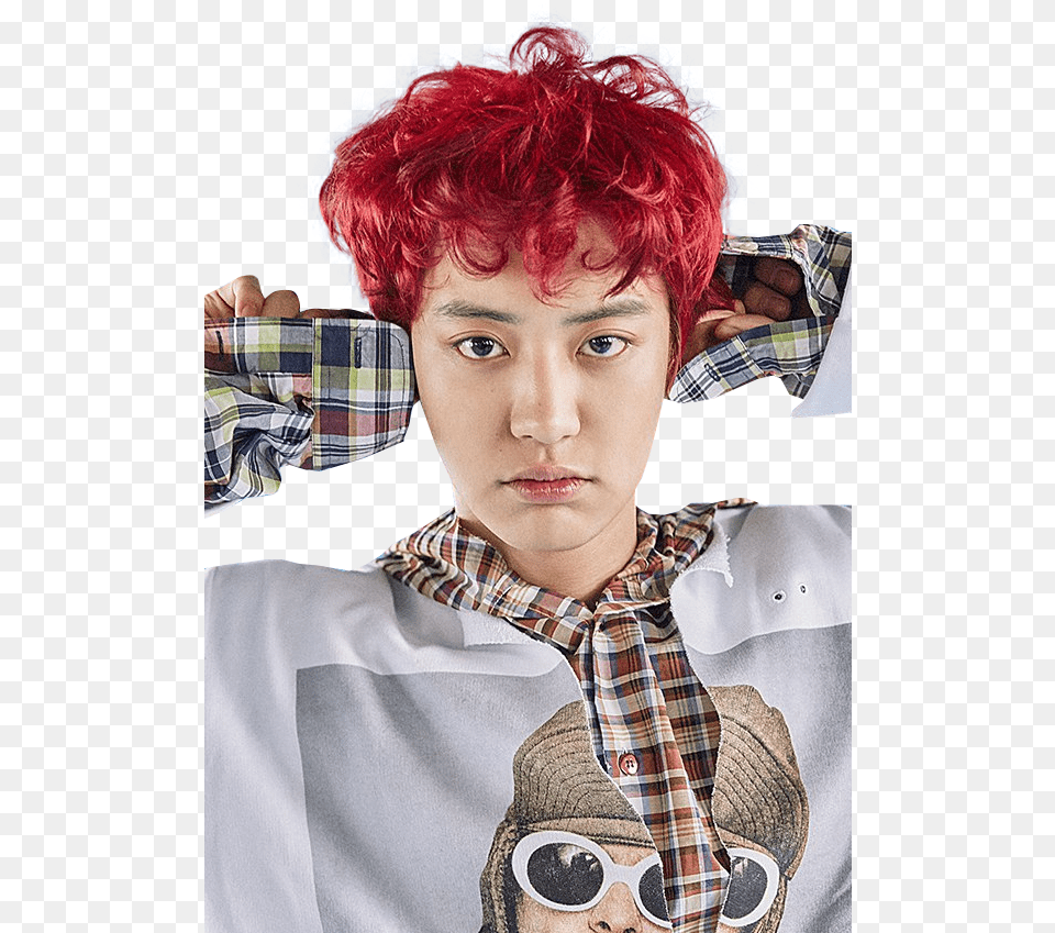 Report Abuse Exo Lucky One Chanyeol, Adult, Person, Woman, Female Free Png