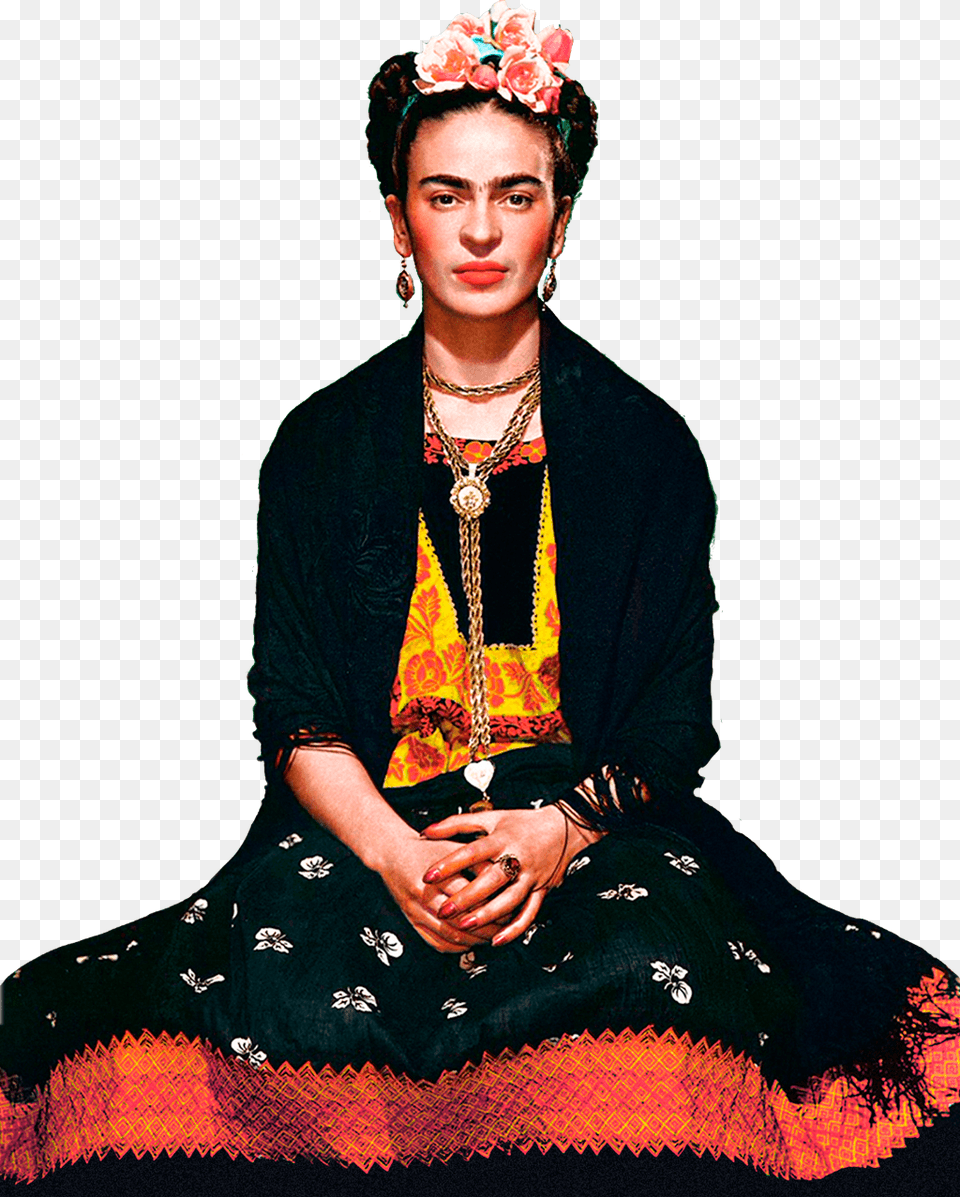 Report Abuse Frida Kahlo Clothes, Woman, Adult, Person, Female Png
