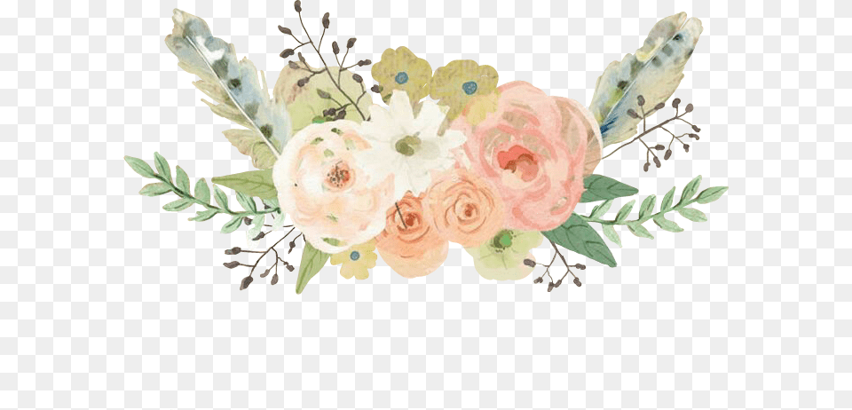 Report Abuse Hand Painted Flowers, Art, Pattern, Graphics, Floral Design Free Png