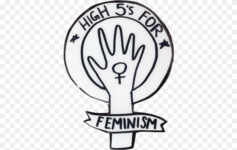 Report Abuse High 5 For Feminism, Logo, Symbol Free Png Download