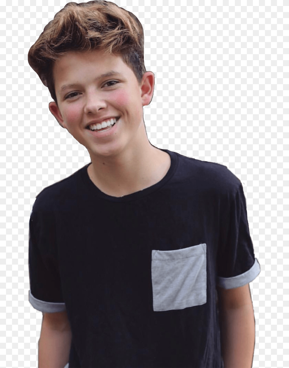 Report Abuse Jacob Sartorius, Clothing, T-shirt, Face, Happy Free Png