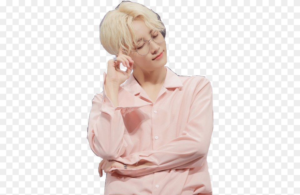 Report Abuse Jeonghan Seventeen Icon Glass, Woman, Person, Hair, Shirt Png