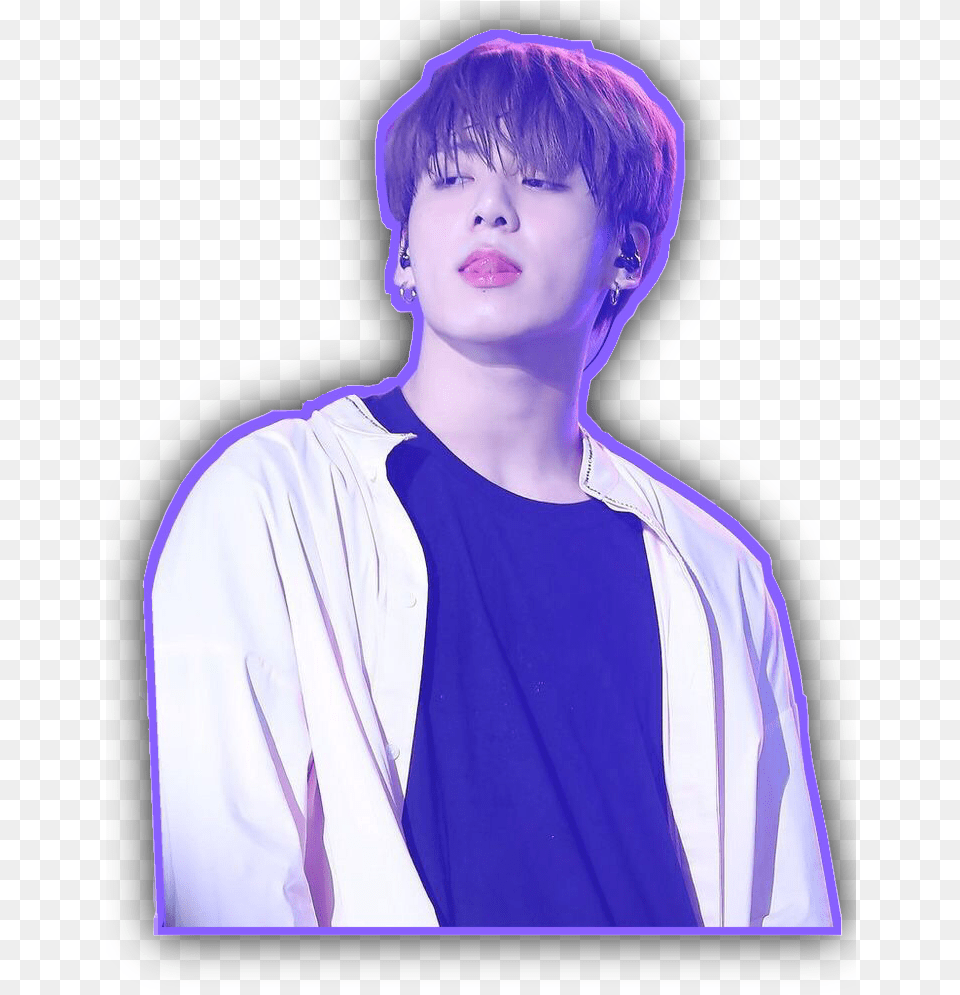 Report Abuse Jungkook Purple, Boy, Face, Head, Male Free Transparent Png