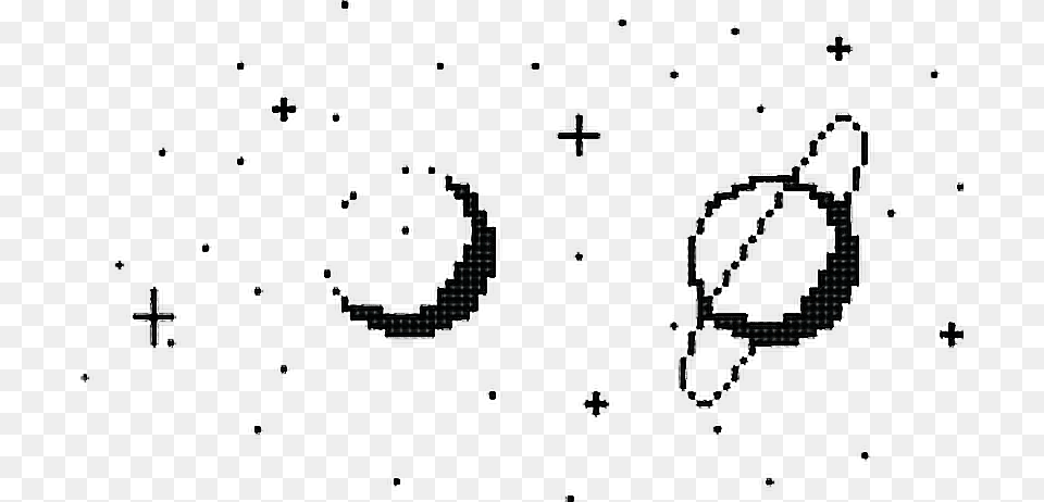 Report Abuse Moon And Stars Pixel, Outdoors Free Transparent Png