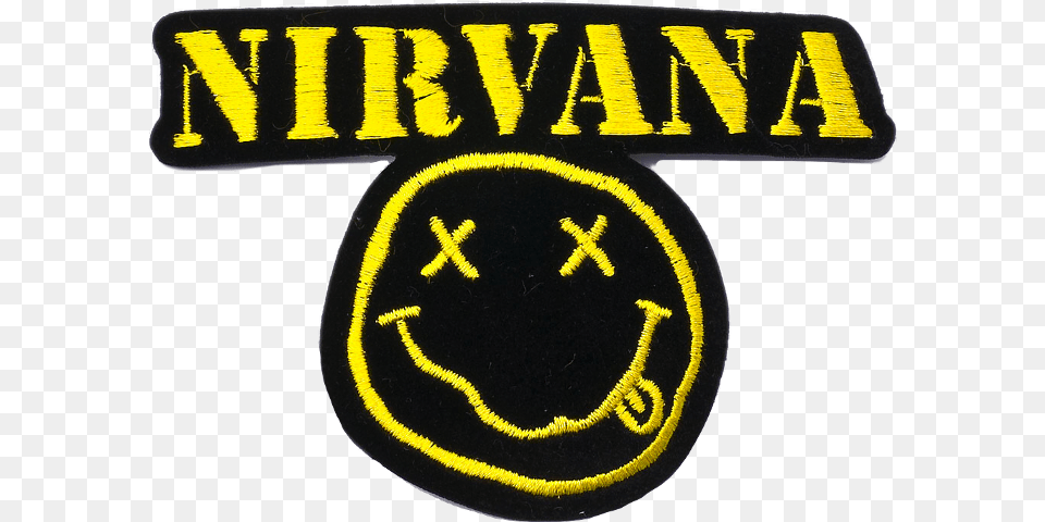 Report Abuse Nirvana Band Diy Applique Embroidered Iron Onsew On, Logo, Badge, Symbol Png