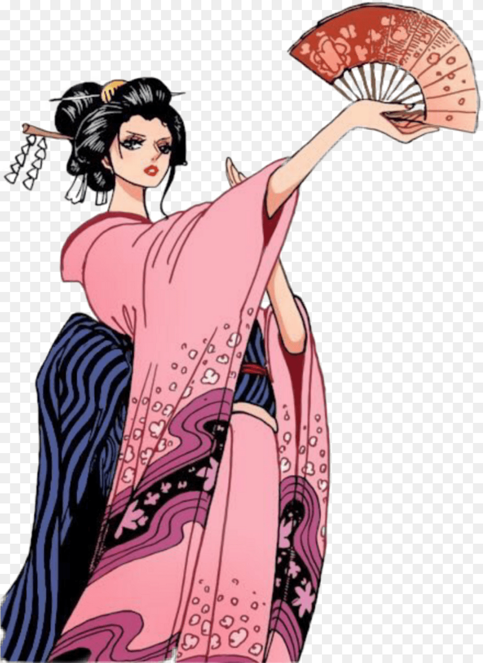 Report Abuse One Piece Robin Geisha, Adult, Robe, Person, Gown Png Image