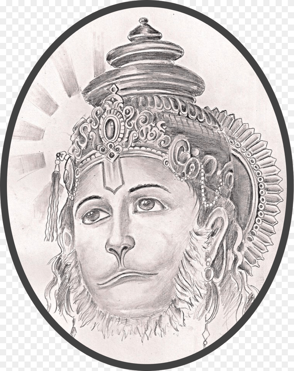 Report Abuse Pencil Sketches Of Hanuman, Photography, Head, Art, Face Png Image