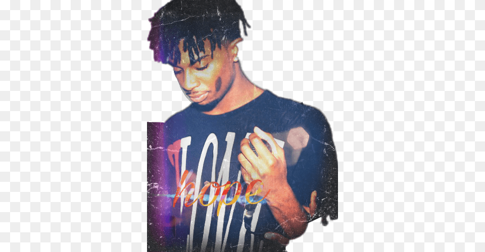 Report Abuse Playboi Carti Short Dreads, T-shirt, Clothing, Portrait, Photography Free Png Download