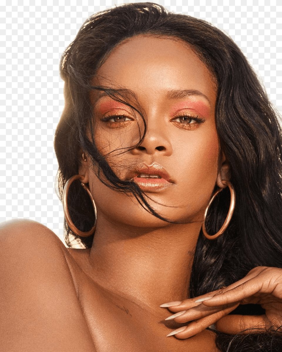 Report Abuse Rihanna Beach Please, Photography, Person, Body Part, Neck Free Png Download