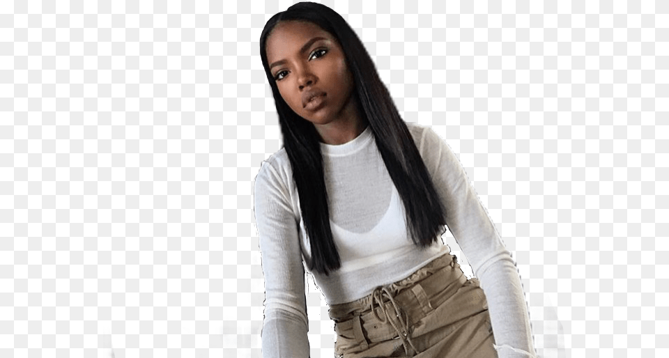 Report Abuse Ryan Destiny, Black Hair, Sleeve, Portrait, Photography Free Transparent Png