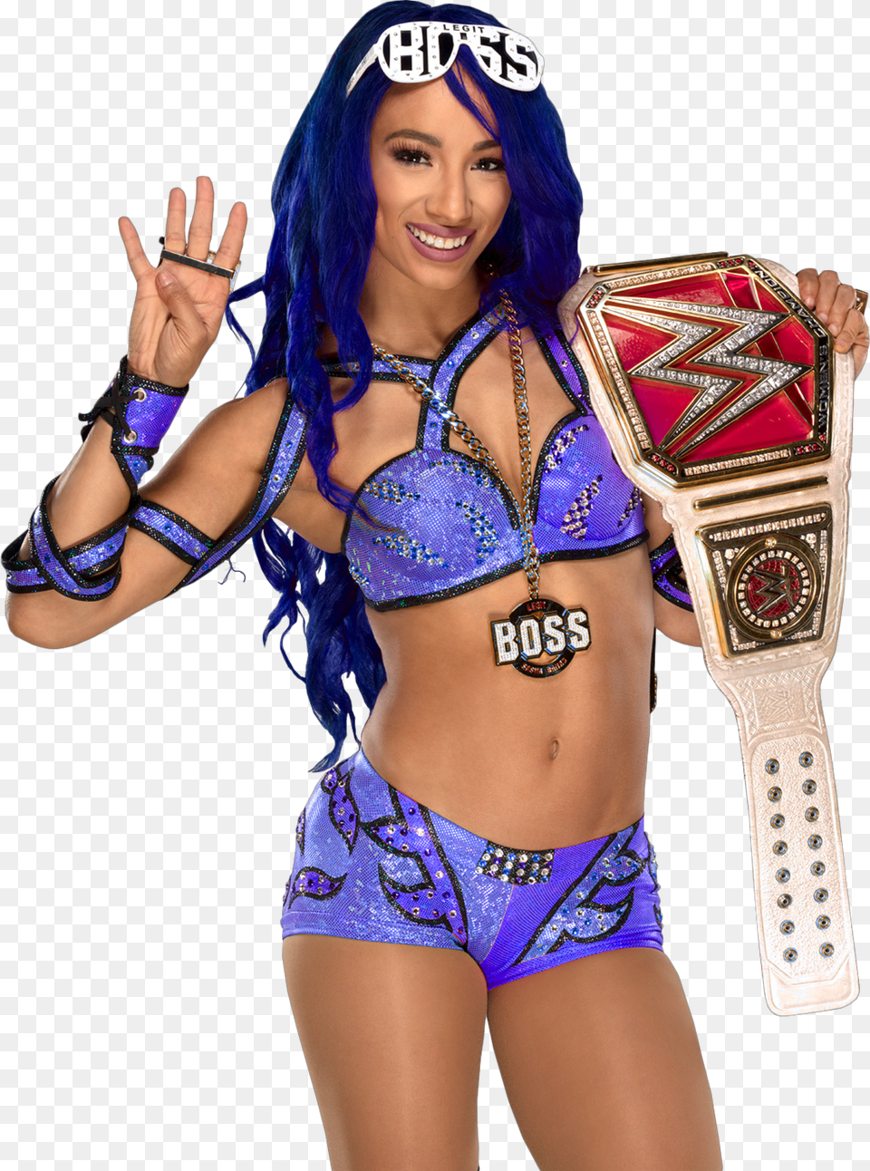 Report Abuse Sasha Banks Women39s Champion, Adult, Person, Woman, Female Free Png Download