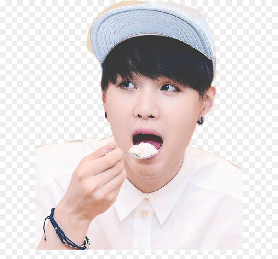 Report Abuse Suga With Ice Cream, Eating, Food, Person, Face Free Png