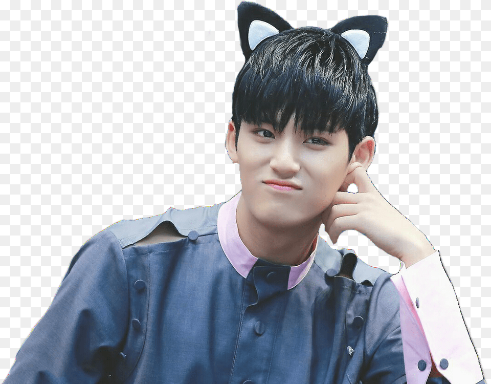 Report Abuse Svt Mingyu, Black Hair, Person, Hair, Male Free Transparent Png