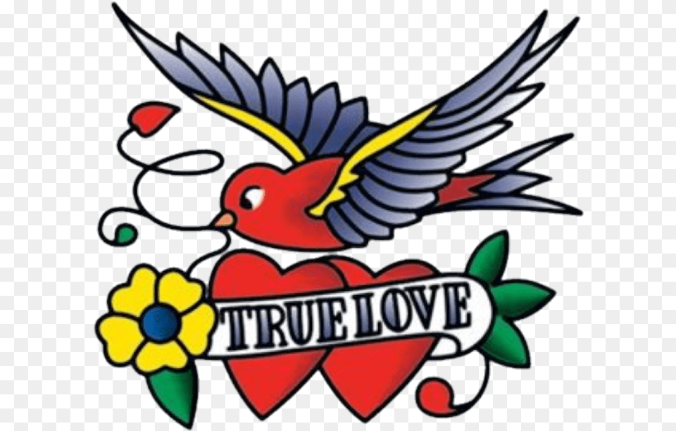 Report Abuse True Love Tattoo Clipart Full Size Clipart True Love Tattoo, Emblem, Symbol, Animal, Fish Free Transparent Png