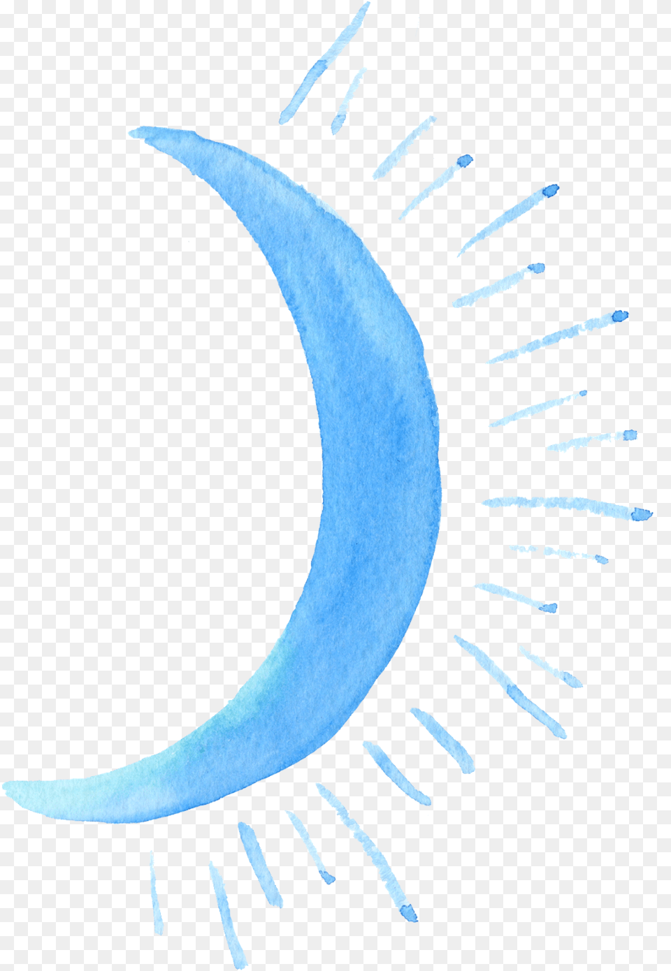Report Abuse Watercolor Moon, Nature, Night, Outdoors, Astronomy Free Transparent Png
