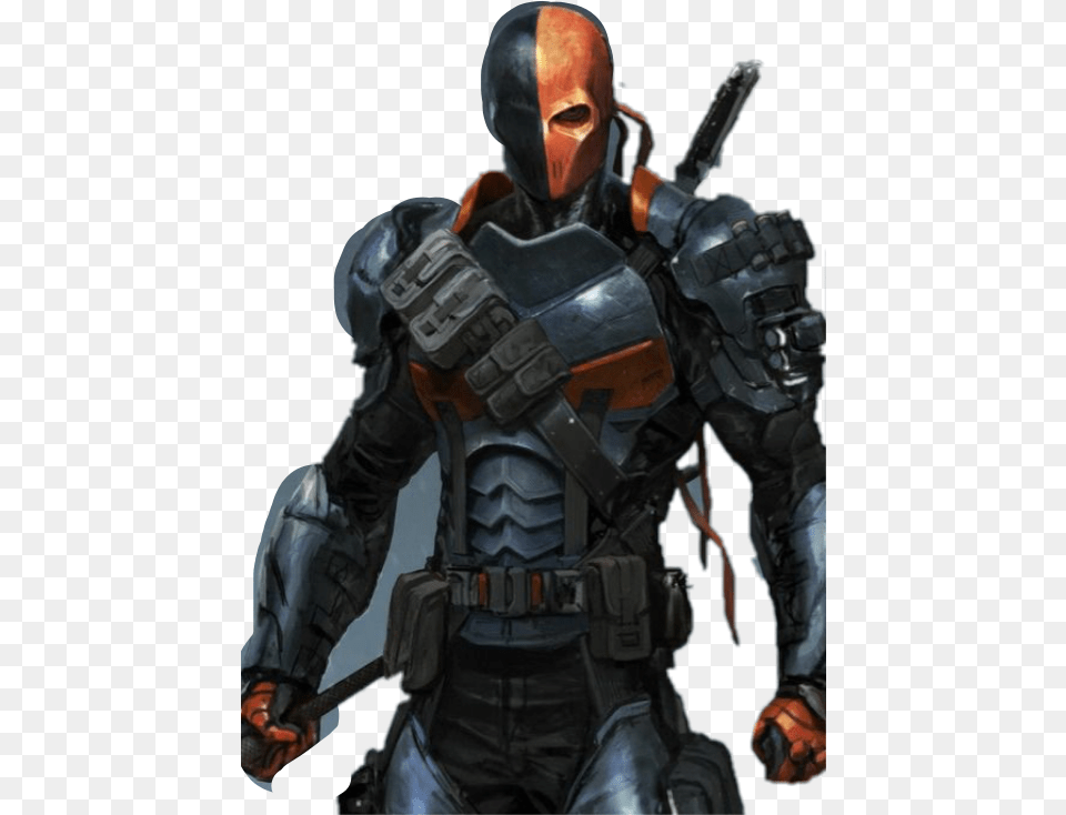 Report Abuse Xcoser Deathstroke Costume Pu Fighter Armor Batman, Adult, Male, Man, Person Png