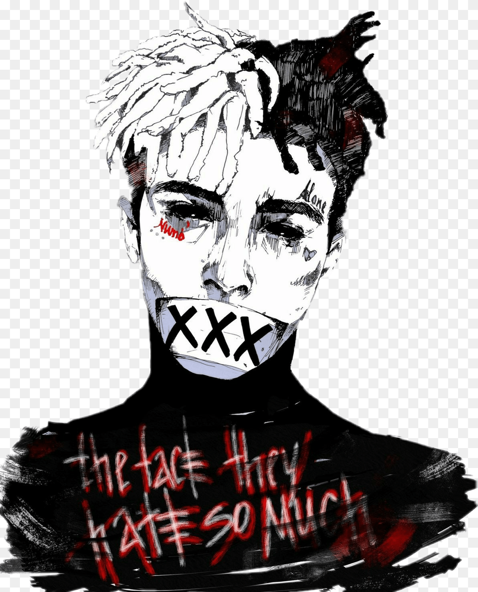 Report Abuse Xxxtentacion The Face They Hate So Much, Adult, Person, Man, Male Free Transparent Png